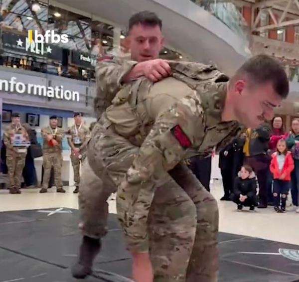 The display was a little off the beaten track